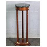 Marble Top Mahogany Stand