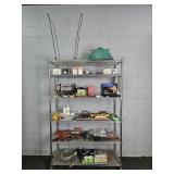 Large Lot Asst Tools & More- Rack Not Included