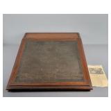 Antique Mahogany Slant Top Writing Box Desk