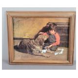 Jim Daly The Best Friends Wood Framed Print