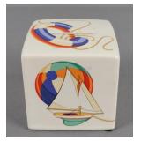 Vintage Tiffany & Co. "seashore" Ceramic Coin Bank