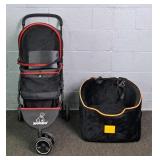 2x The Bid Pet Stroller & Bed