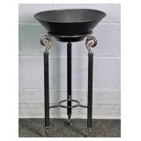 2 Piece Metal Bowl W/ Stand