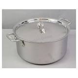 All Clad 8 Qt Stainless Stock Pot W/ Lid