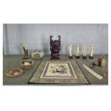 Lot Of Asian Theme Decor -not Ivory-