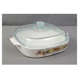 Vintage Corning Ware Spice Of Life Casserole Dish