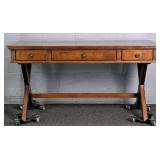 Ashley Furn Mahogany Home Office Desk W/ Storage