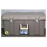 Sterilite Rolling Plastic Storage Tote