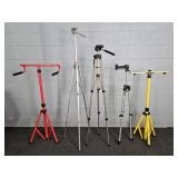 5x The Bid Bogen & More Tripods & Worklight Stands