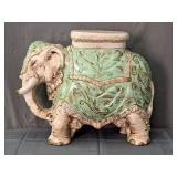 Large Hand Painted Ceramic Decorative Elephant