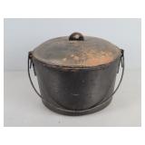 Vintage Cast Iron Bean Pot