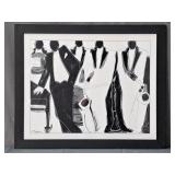 Gil Mayers Stylized Jazz Orchestra Print