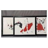 3x The Bid Villaneueva Original Paintings