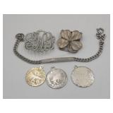 Sterling Silver Charms And More Tw 26.3g