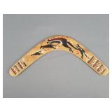 Decorative Australian Boomerang W/ Kangaroo
