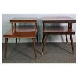 2x The Bid Midcentury Mahogany Side Tables