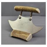 Alaskan Ulu Knife With Antler Handle