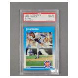 Greg Maddux 87 Fleer Chicago Cubs Card