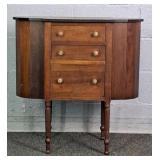 Vintage Solid Mahogany M Washington Sewing Cabinet