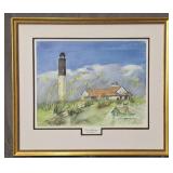 Ortrud K Tyler The Lighthouse Of Oak Island Print