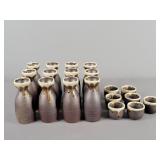19x  The Bid. Sake Bottles & Shots