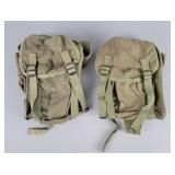 2x Bid Us Issue Stamp Vintage Us Army Field Packs