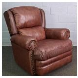 Catnapper Faux Leather Upholstered Rocker