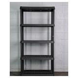 Greenmade 5 Tier Plastic Utility Wall Shelf Unit