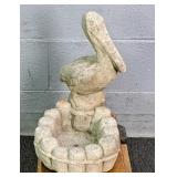 Concrete Pelican Garden Sculpture