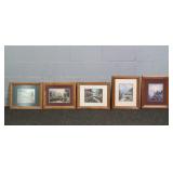 5x The Bid Thomas Kincaide Framed Prints