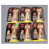 6x Bid Star Wars Episode 1 Action Figures