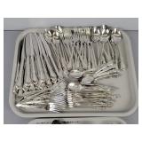127 Pc Oneida Stainless Flatware Distinction Delux