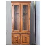 Wood Craft Industries Vintage Custom 8 Gun Cabinet