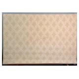 Stanton Rug Beige Leaf Floral Patterend Area Rug