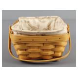 9" Longaberger Woven Basket W/ Handle