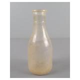 Vintage 9" North Carolina Glass Milk Bottle