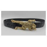 Frog Belt Buckle On Small 32in Belt