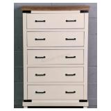 Mfg Wood 5 Drawer Chest