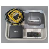 Ott Tv Box W/ Remote & Accessories