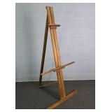 Large Vintage Solid Wood Folding Art Easlel