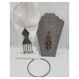 3 Vintage Tribal Style Ethnic Chokers