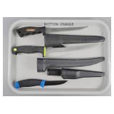 3x The Bid Assorted Filet Knife