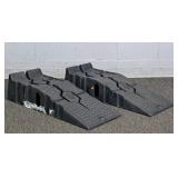 Pair Rhino Ramps Heavy Duty Plastic Auto Ramps