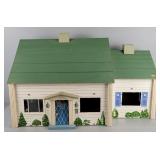Vintage Mfg Wood Dollhouse