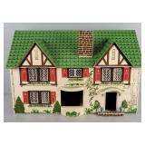 Vintage Mfg Wood Dollhouse