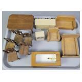 Lot Of Wood Dollhouse Furniture