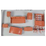 Lot Of Plastic Dollhouse Furniture