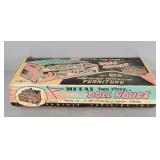 Vintage Unassembled Metal Dollhouse