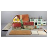 Vintage Incomplete Dollhouses & Parts