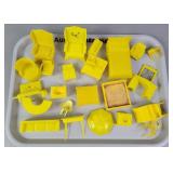 Lot Of Plastic Dollhouse Furniture